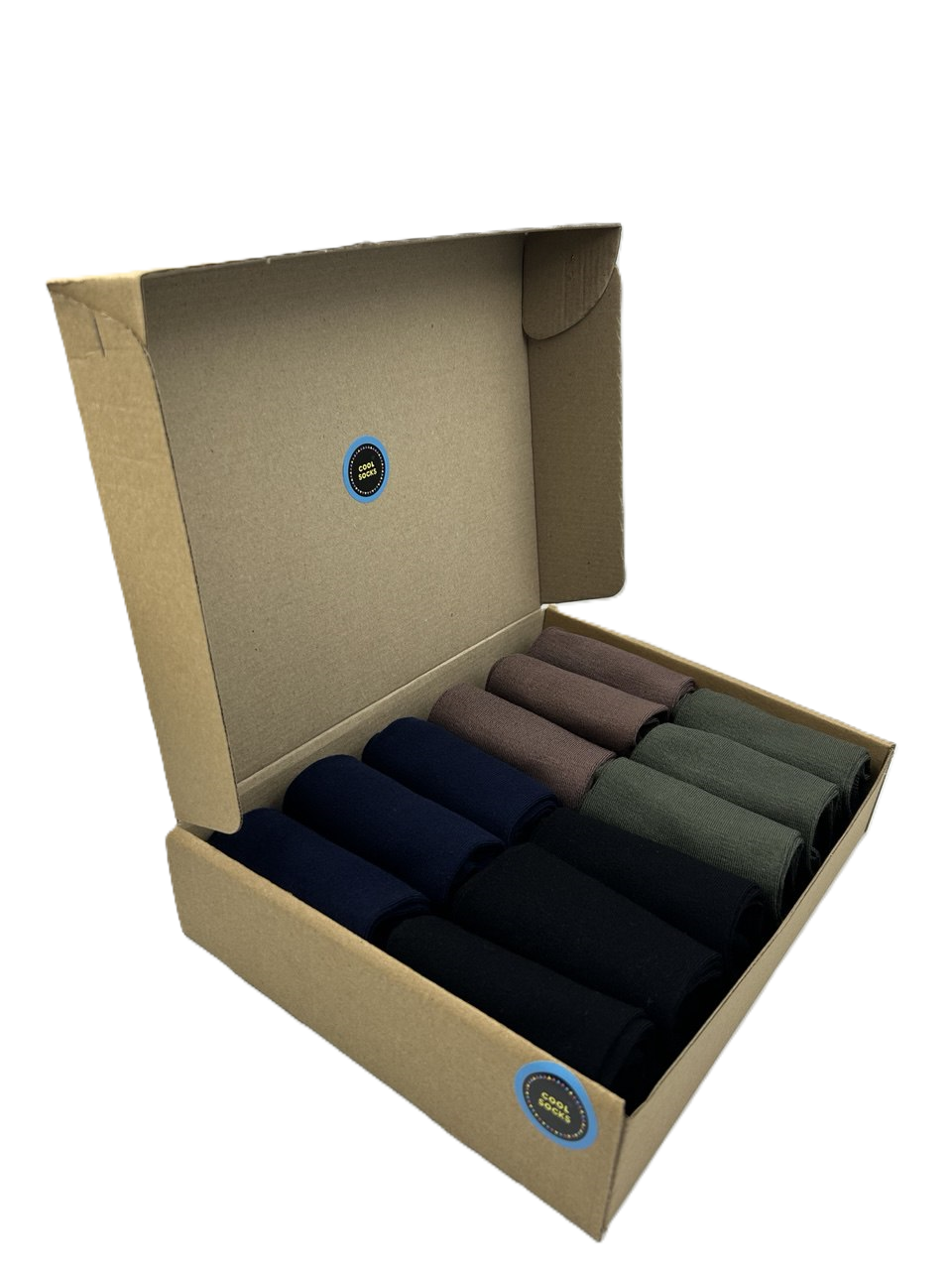 Набір шкарпеток преміальних чоловічих Cool Socks Bamboo Luxury 12 пар (Бокс №3)