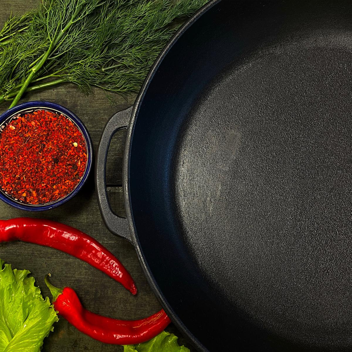 Жаровня Maysternya чавунна 40х8 см (400-80) - фото 3