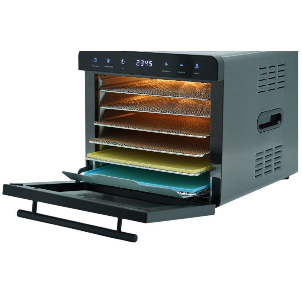 Дегідратор професійний Tekhniko DH-06D-BK 6 лотків Чорний - фото 3