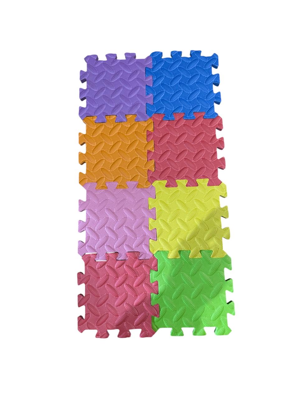 Килимок-пазл Веселка набір EVA 088 м2 товщина 8-10 мм щ. 100 кг/м3 135х135 см 48 шт. Килимок-пазл Веселка набір EVA 088 м2 товщина 8-10 мм щ. 100 кг/м3 135х135 см 48 шт.
