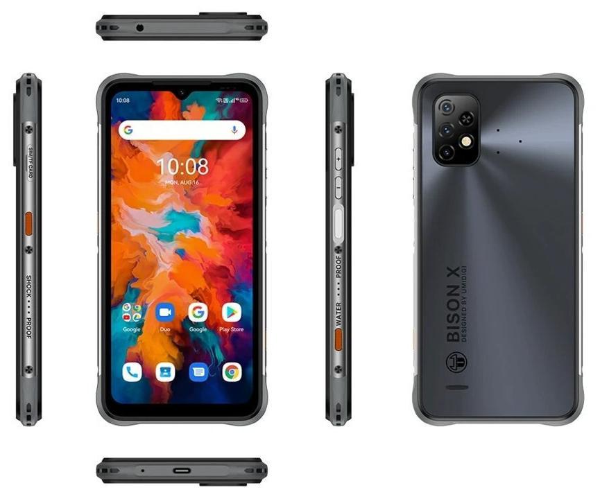 Смартфон Umidigi Bison X10 4/64 GB Gray (65332) - фото 4