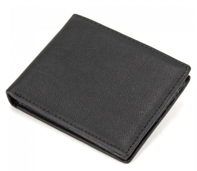 Портмоне кожаное мужское Tiding Bag Черный (SM39-9923FRA)