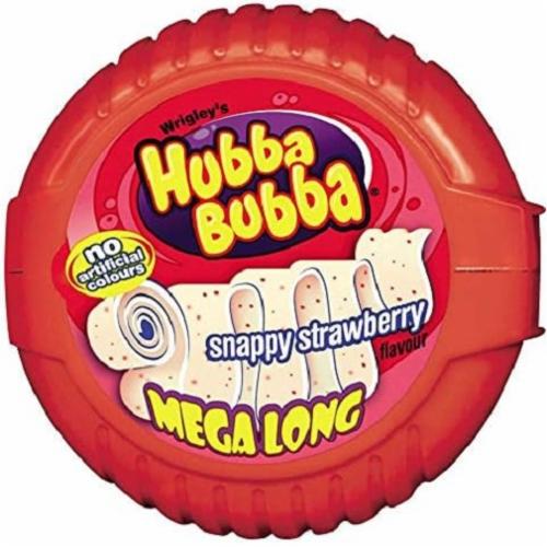 Жевательная резинка Hubba Bubba Mega Lang Strawberry 56 г