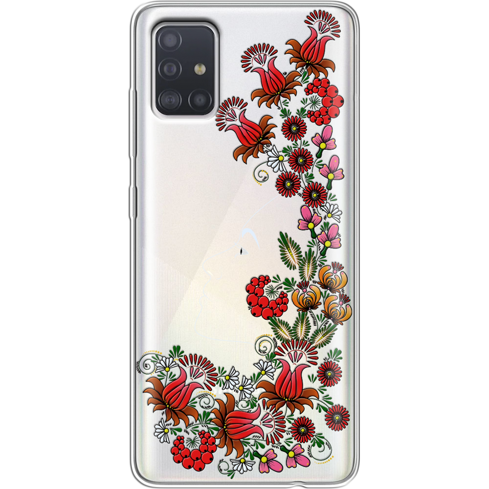 Чохол Boxface Samsung A515 Galaxy A51 3D Ukrainian Muse Прозорий силікон (38808-bk64-38808)