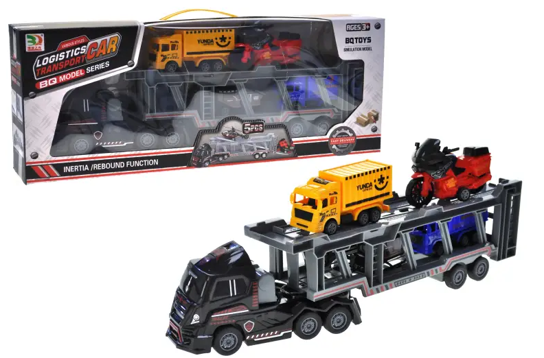 Автовоз A-Toys BQ700-37 з машинками інерційний в коробці
