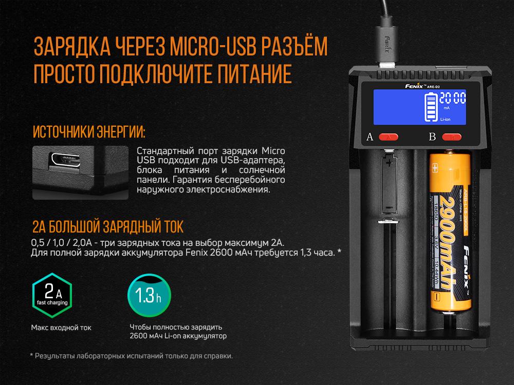 Зарядное устройство для Fenix ARE-D2 (atlantmarket_45425) - фото 9