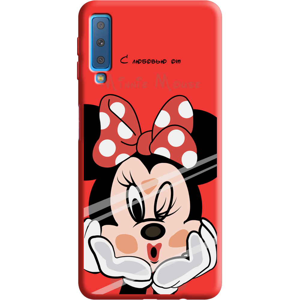 Чохол Boxface Samsung A750 Galaxy A7 2018 Lady M Червоний силікон  (35481-cc59-36138)
