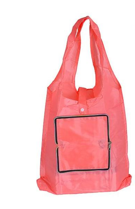 Сумка-гаманець складана непромокайка зі змійкою 40х60 см Червоний