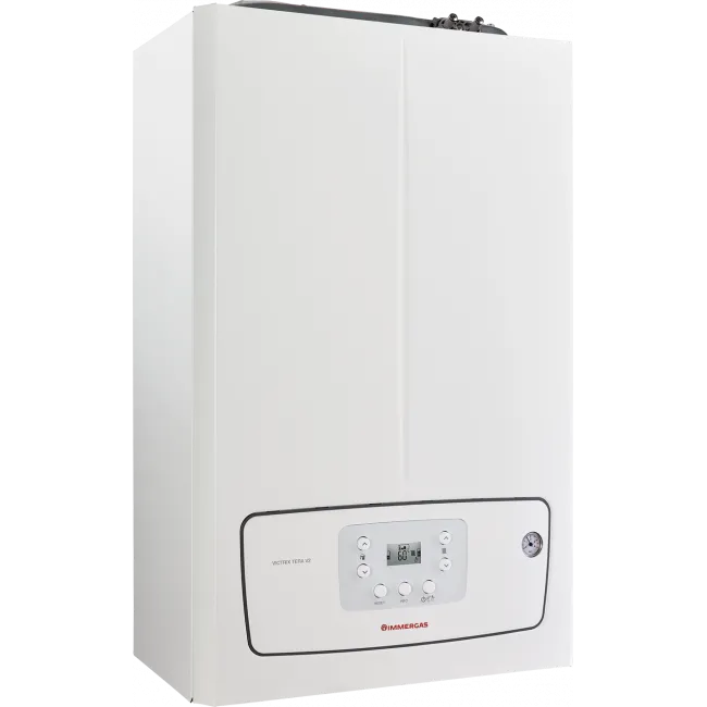Котел конденсационный газовый Immergas VICTRIX TERA V2 28 EU двухконтурный с трубой в комплекте