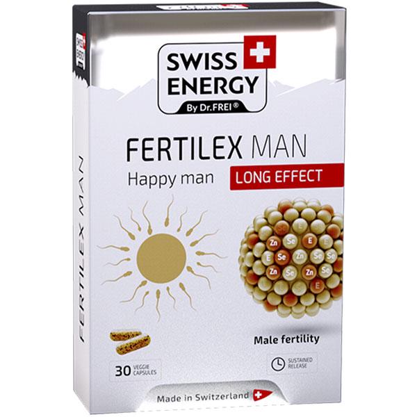 Комплекс для профилактики репродуктивной функции у мужчин Swiss Energy Fertilex Men 30 вег. капс. (000026714)