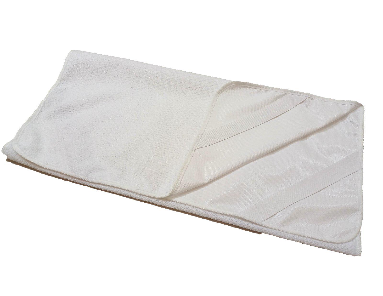 Наматрасник водонепроницаемый 160х200 см на 4 резинках в углах (23506655)