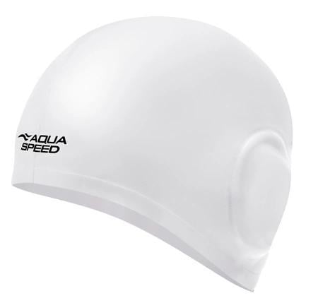 Шапочка для плавания Aqua Speed EAR CAP Volume 61511 OSFM Белый (5905718615117)