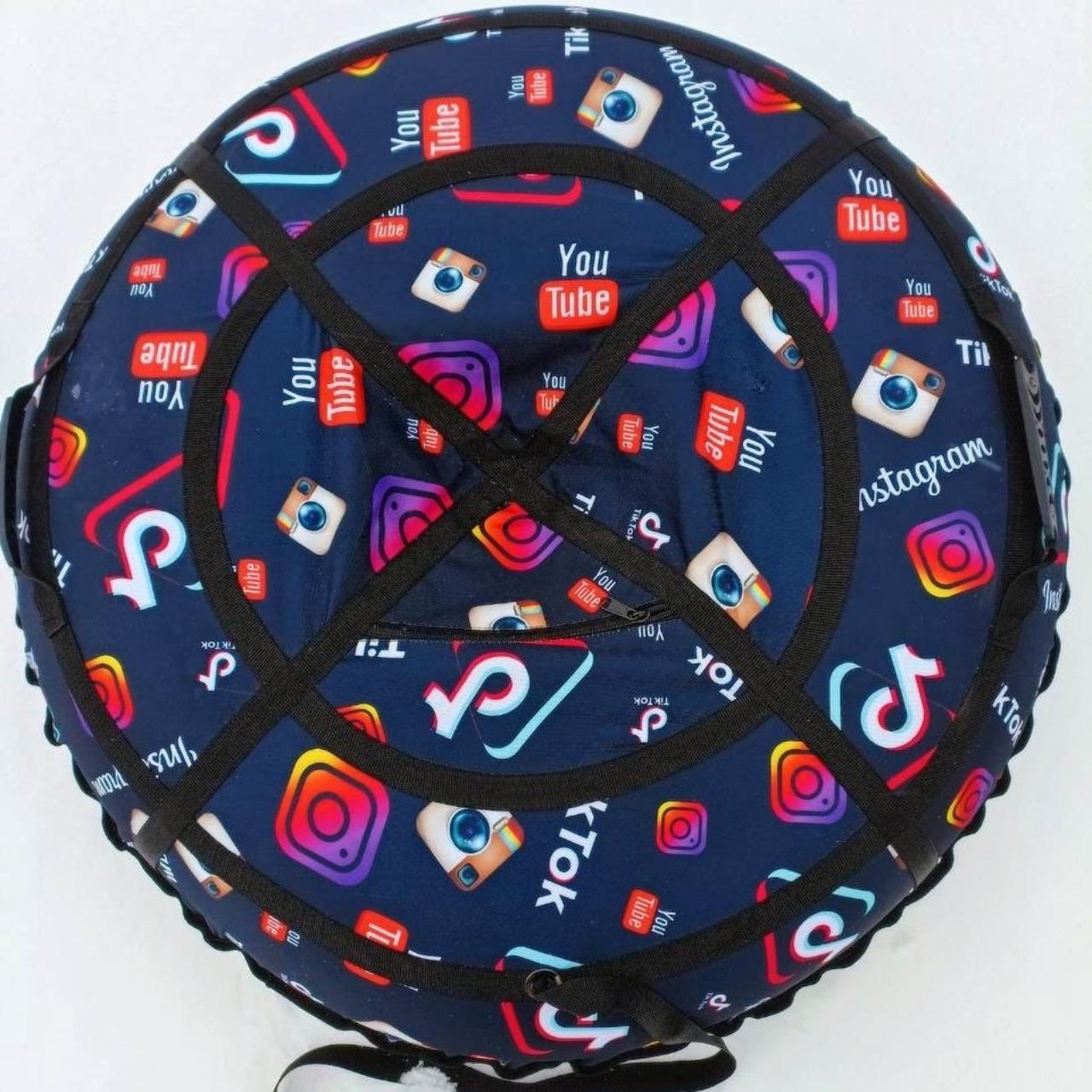 Тюбинг Premium 2022 SQ1ПВХ 7 мм 2 ручки 100 см (2022SQ236)