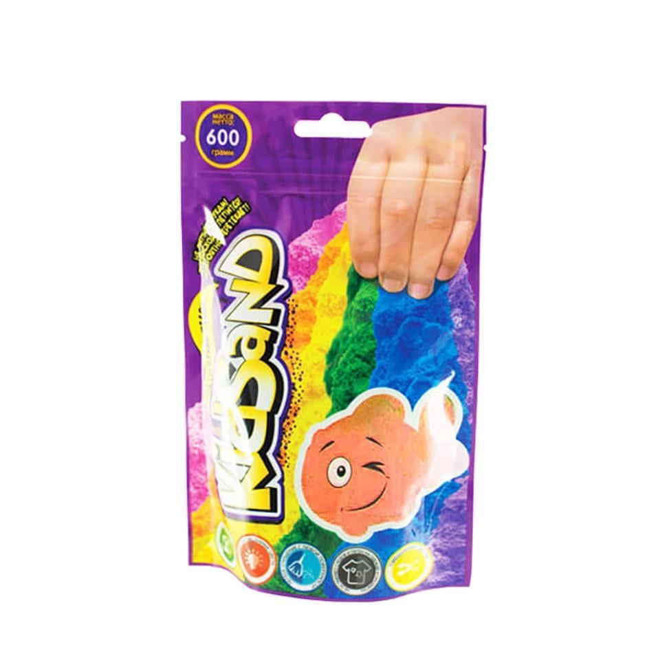 Песок кинетический Danko Toys KidSand от 3 лет 600 г Оранжевый (PZ-340-P-85)