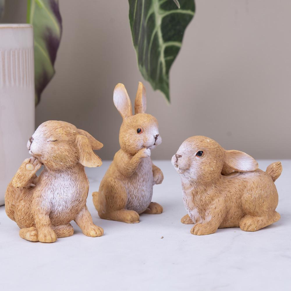 Статуэтка зайчик 3 шт. (LI002643)