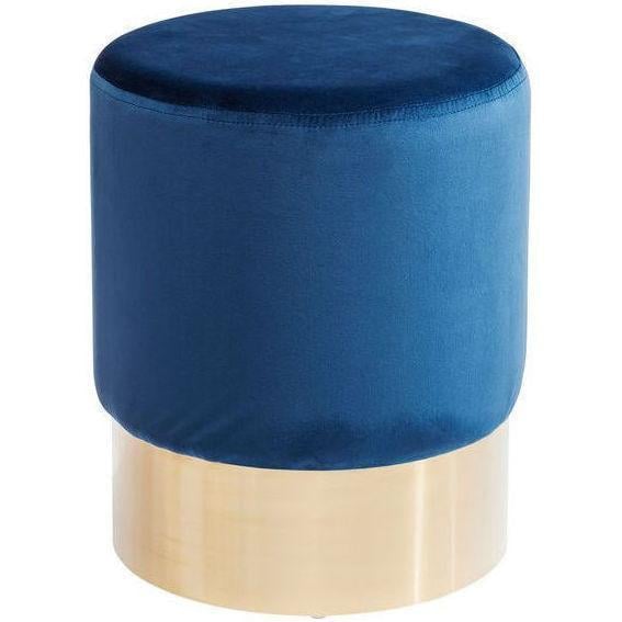 Пуф Mebelle Candy велюр 42x35x35 см Синий (0113)