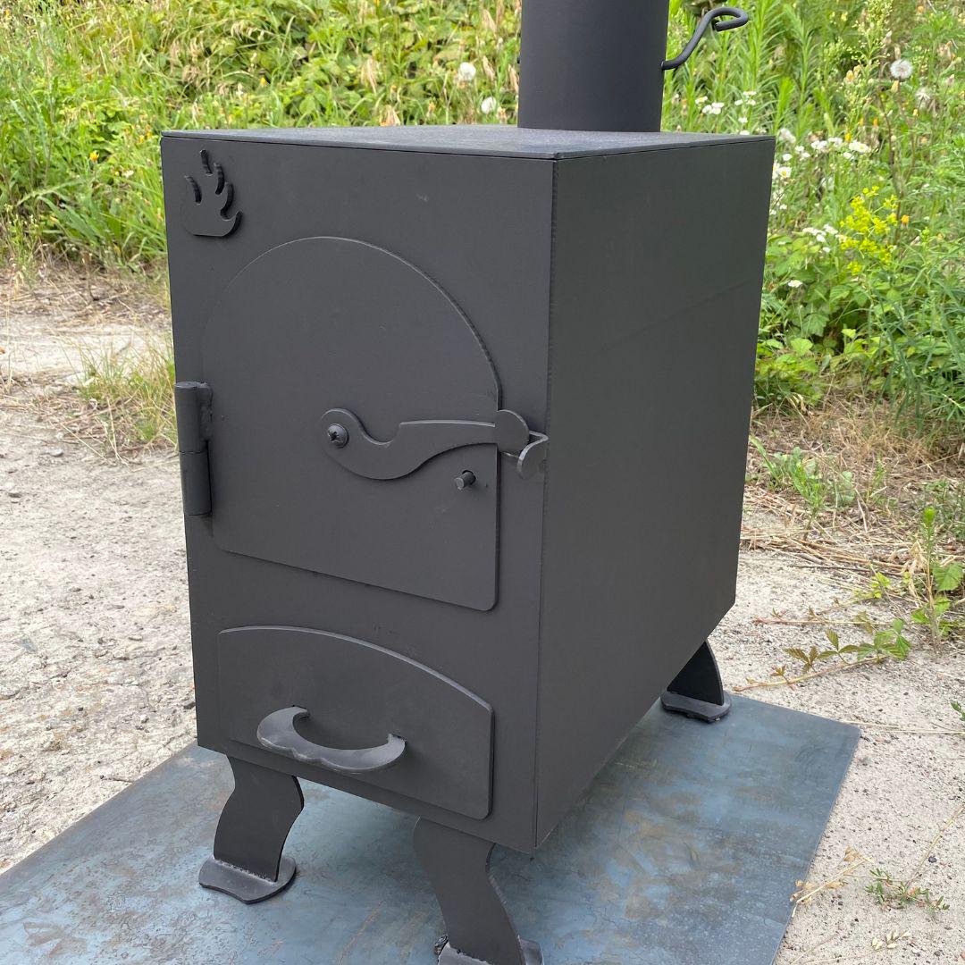 Буржуйка на дровах Трійка для дому сталева 3 мм - фото 4