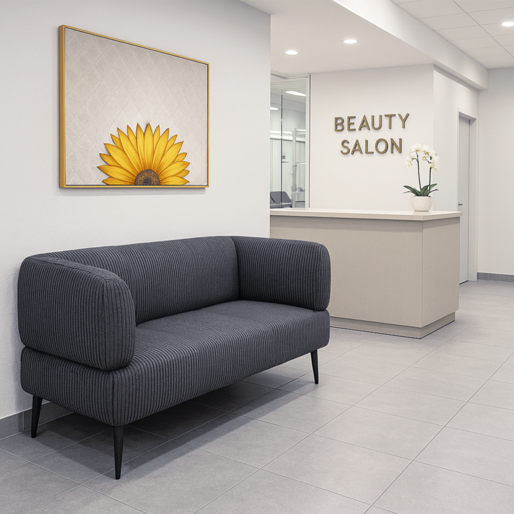 Диван офісний ТОБІ ШО Бенно-1 з підлокітниками 1500х720х750 мм велюр/вельвет Lotus 98/DK Grey (zsgdd69) Диван офісний ТОБІ ШО Бенно-1 з підлокітниками 1500х720х750 мм велюр/вельвет Lotus 98/DK Grey (zsgdd69)