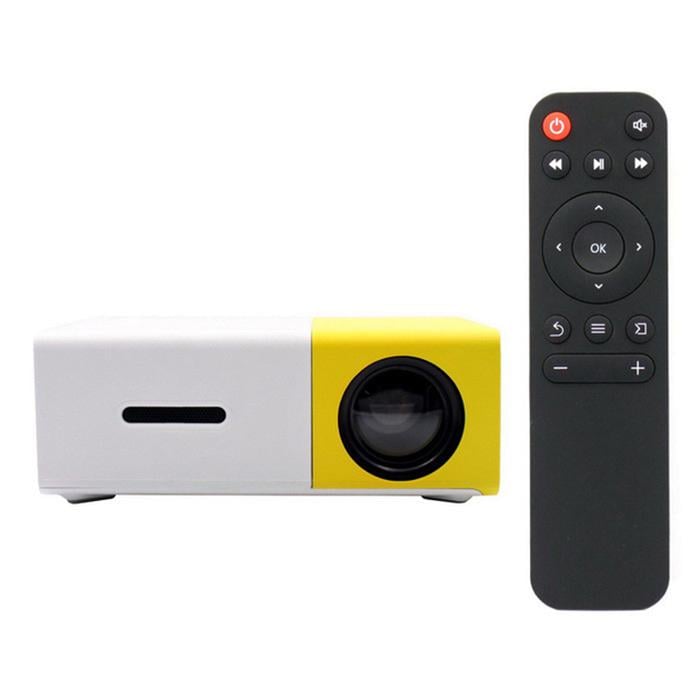 Проектор мини Monty Led Projector YG300-LP full hd портативный мультимедийный - фото 4