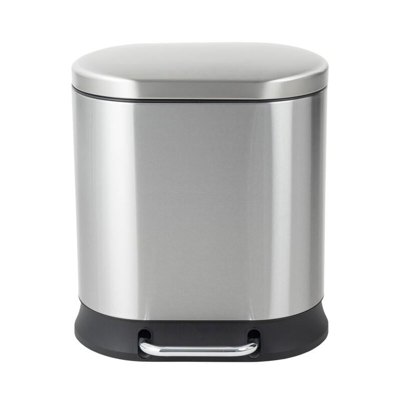 Відро для сміття MIXXUS Premium Topper-TC0205 з плавним закриттям з нержавіючої сталі 5 л (MI7059)