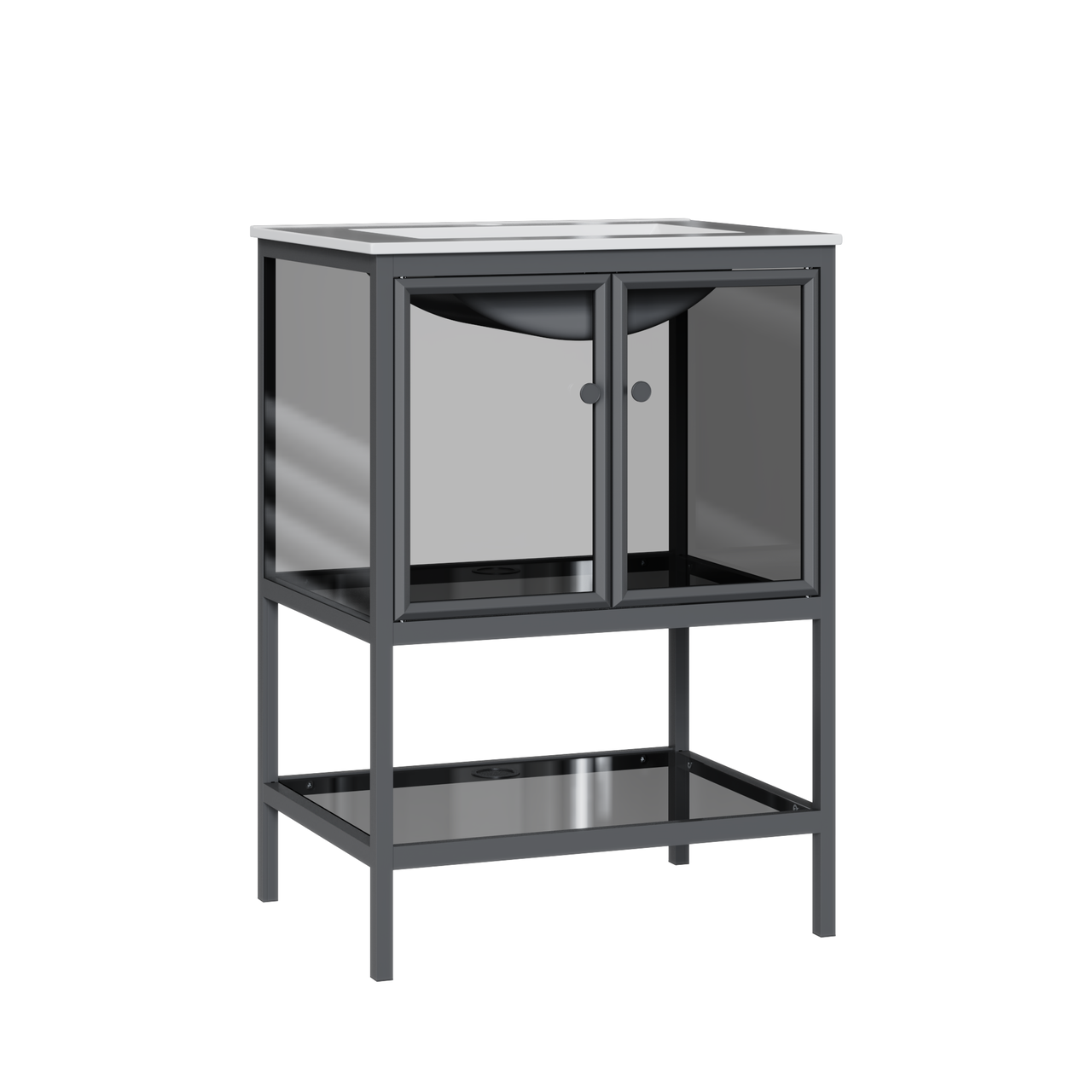 Тумба підлогова AVKO RGF1841 металева з умивальником 60х46х85 см (23058045)