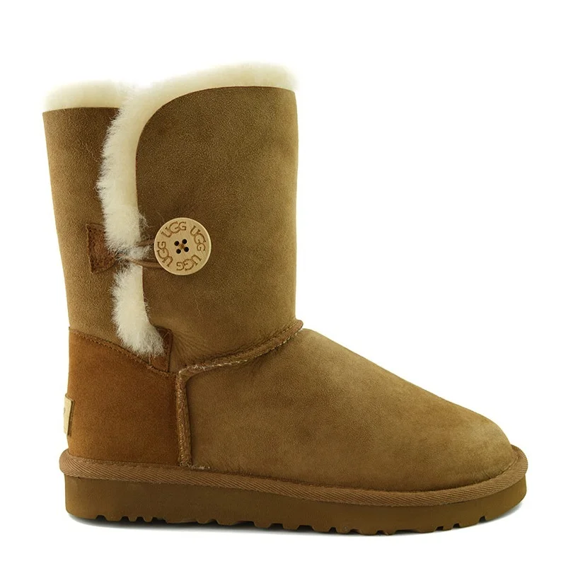 Уггі UGG Bailey Button II Chestnut Suede р. 39 Коричневий (13413) Уггі UGG Bailey Button II Chestnut Suede р. 39 Коричневий (13413)