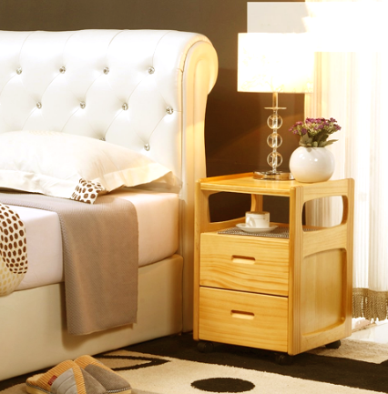 Тумба прикроватная из дерева Куламу Карри (ПТМ-001103)