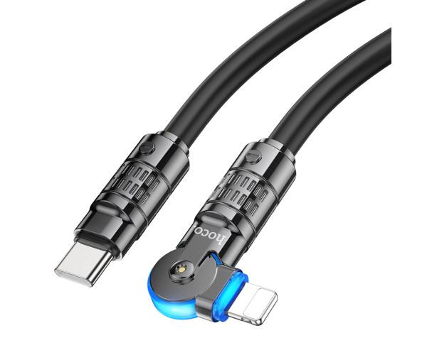 Кабель Hoco U118 Type-C to Lightning 27W 3A 1,2 м Black