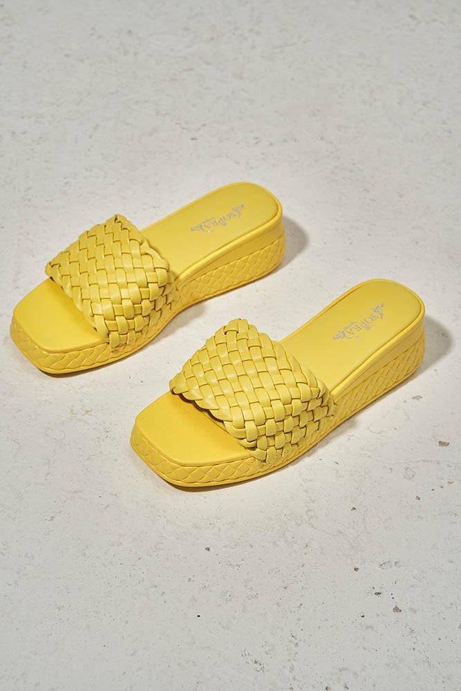 Шлепанцы женские SOPRA р. 39 Желтый (160665)