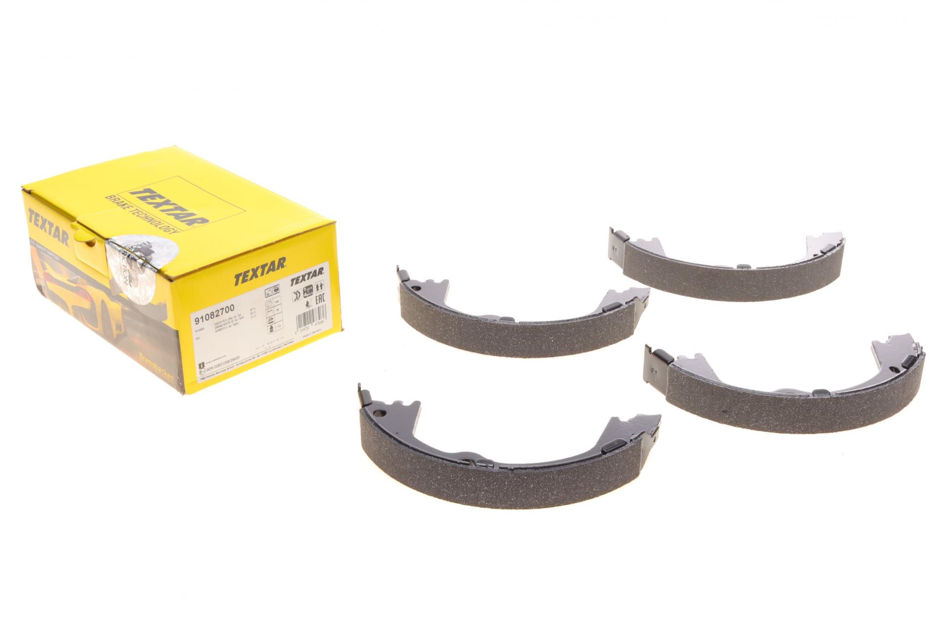 Колодки ручника TEXTAR 91082700 Hyundai Santa Fe 2.0-3.3 4WD 12- 190x26