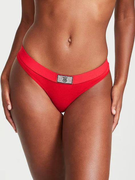 Трусики Victoria’s Secret Shine Patch Thong Panty S Красный (26714467) Трусики Victoria’s Secret Shine Patch Thong Panty S Красный (26714467)