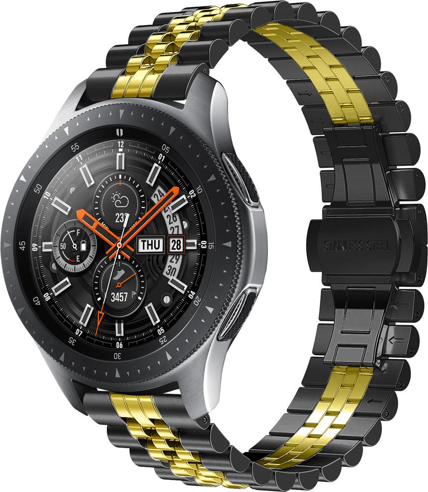 Браслет металлический Stech Line для Galaxy Watch 46 мм Black Gold (29137-02) Браслет металлический Stech Line для Galaxy Watch 46 мм Black Gold (29137-02)