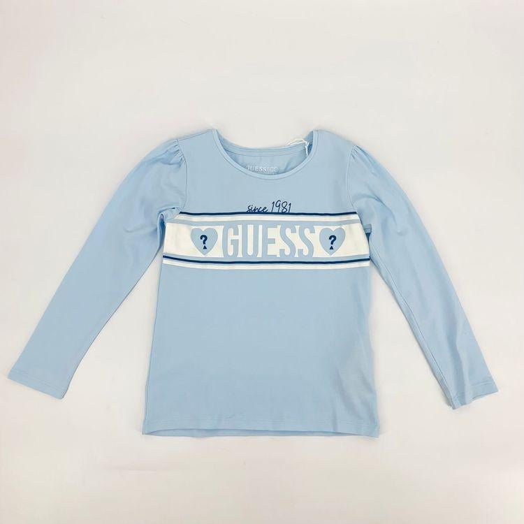 Лонгслів GUESS K4YI25KYW4 110-116 см 6 років Блакитний (32540411)
