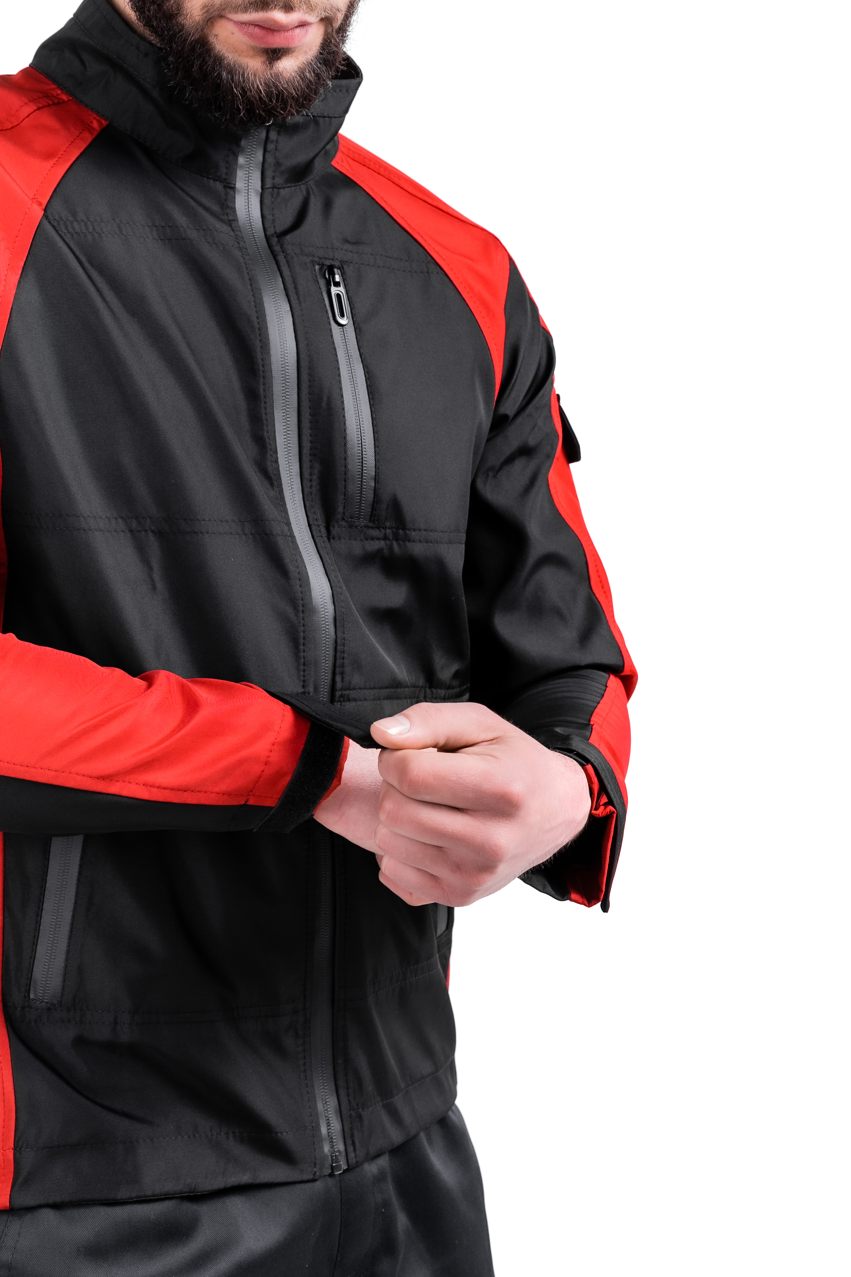Куртка Intruder Softshell Lite iForce S Черно-красный (1589542163) - фото 4 Куртка Intruder Softshell Lite iForce S Черно-красный (1589542163) - фото 4