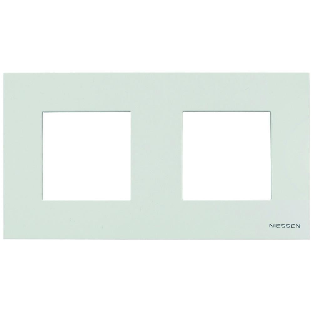 Рамка ABB Zenit белая 2-я (2CLA227200N1101)