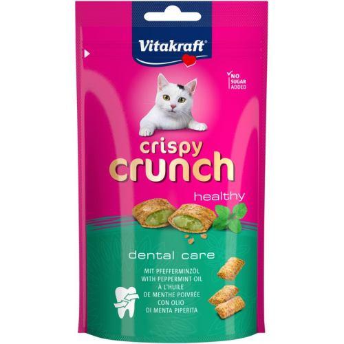 Хрусткі подушечки Vitakraft Crispy Crunch для котів м’ята 60 г