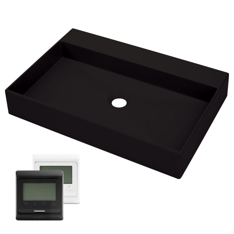 Умывальник накладной Correo CQR_NU6S 60 см Черный (27879339) - фото 2 Умывальник накладной Correo CQR_NU6S 60 см Черный (27879339) - фото 2