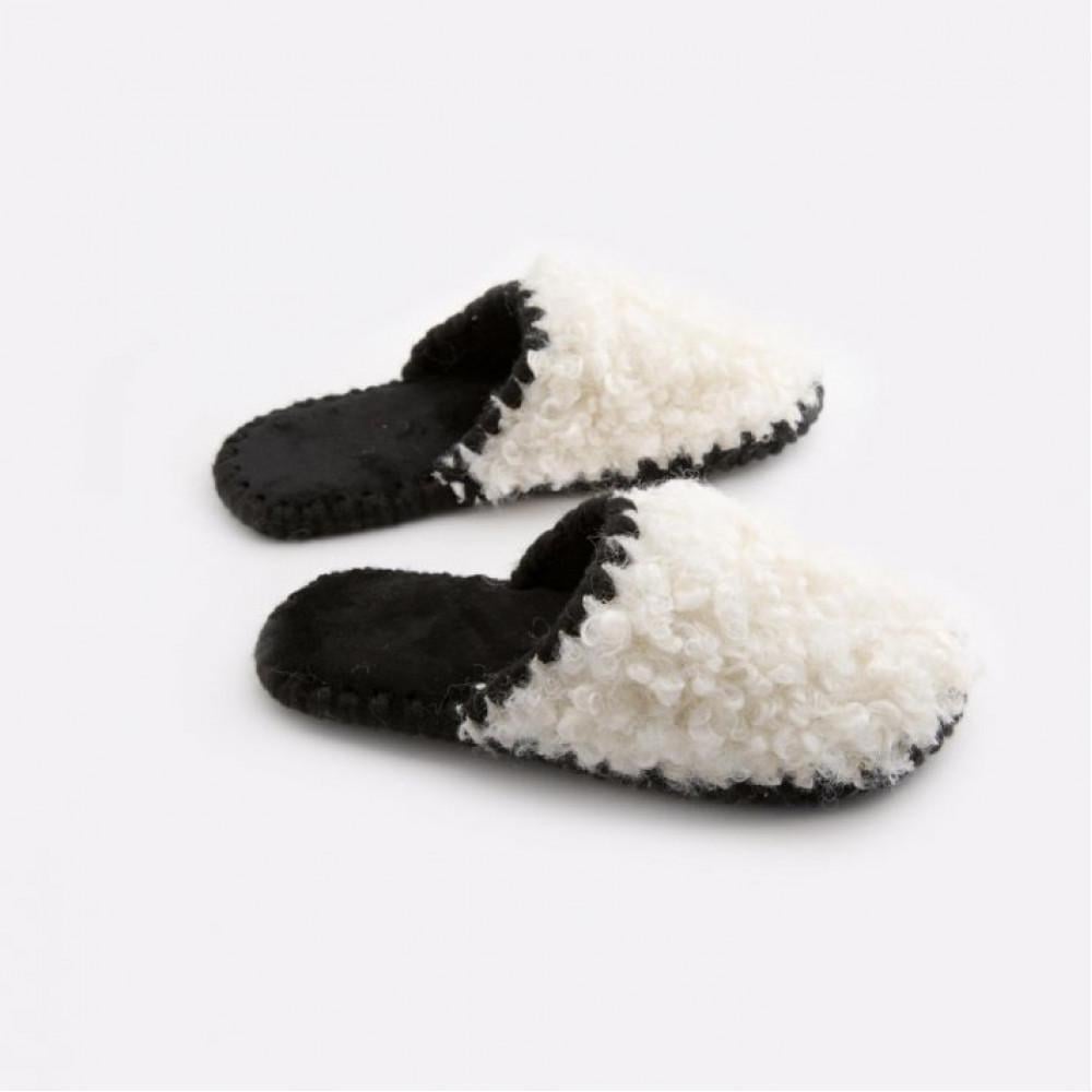 Тапки домашние женские Family Барашки р. 36/37 Экри (351740)