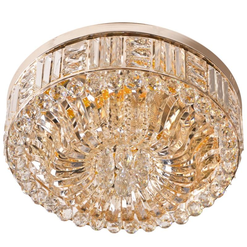 Люстра потолочная торт с подсветкой Brille BCL-635C/4 E14/LED большая