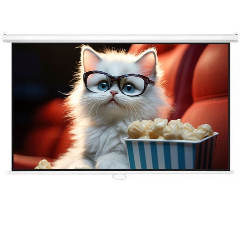 Екран для проєкторів Atria MWM-HD-120D настінний ручний 120" 264x150 см 16:9 (tf712) Екран для проєкторів Atria MWM-HD-120D настінний ручний 120" 264x150 см 16:9 (tf712)