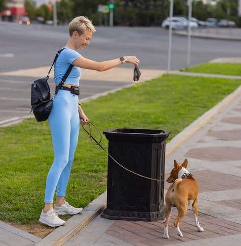 Пакети гігієнічні для прибирання екскрементів собак із чохлом 50 роликів 1000 шт. - фото 12