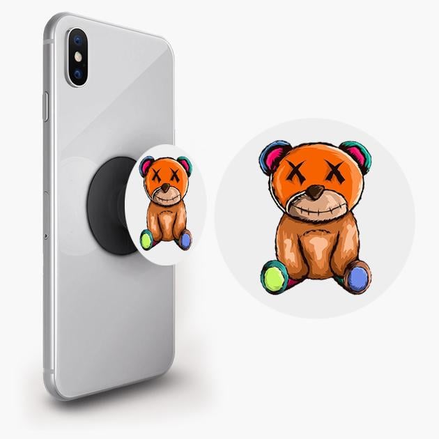 Попсокет для телефону PopSockets Мішок плюшевий Чорний (pop333) - фото 3