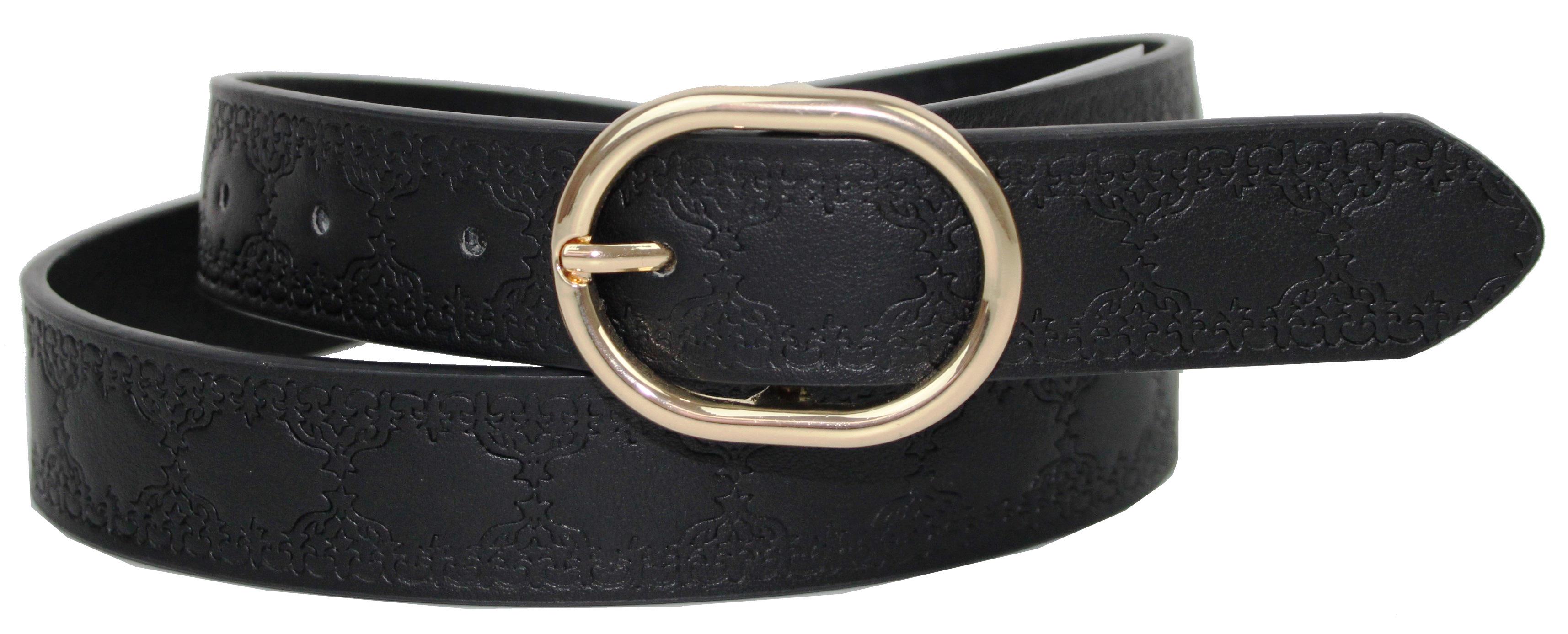 Ремінь жіночий C&A зі штучної шкіри 2,8 см Чорний (1101234)