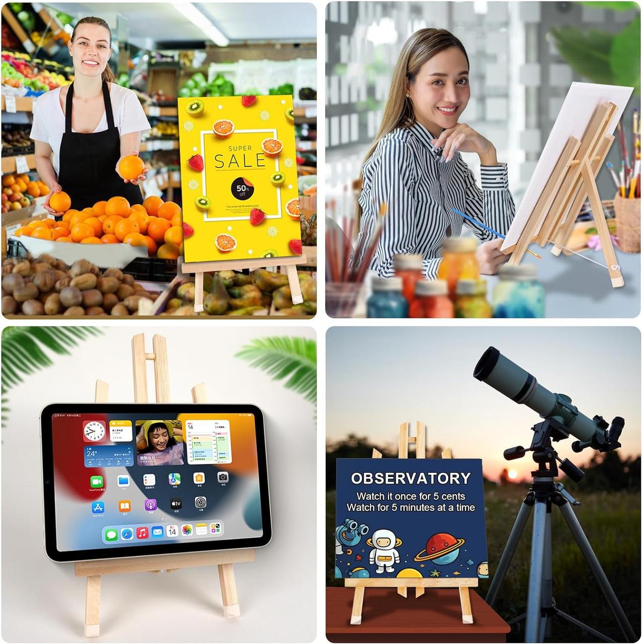 Мольберт дерев'яний мольберт 3 шт. - фото 7 Мольберт дерев'яний мольберт 3 шт. - фото 7