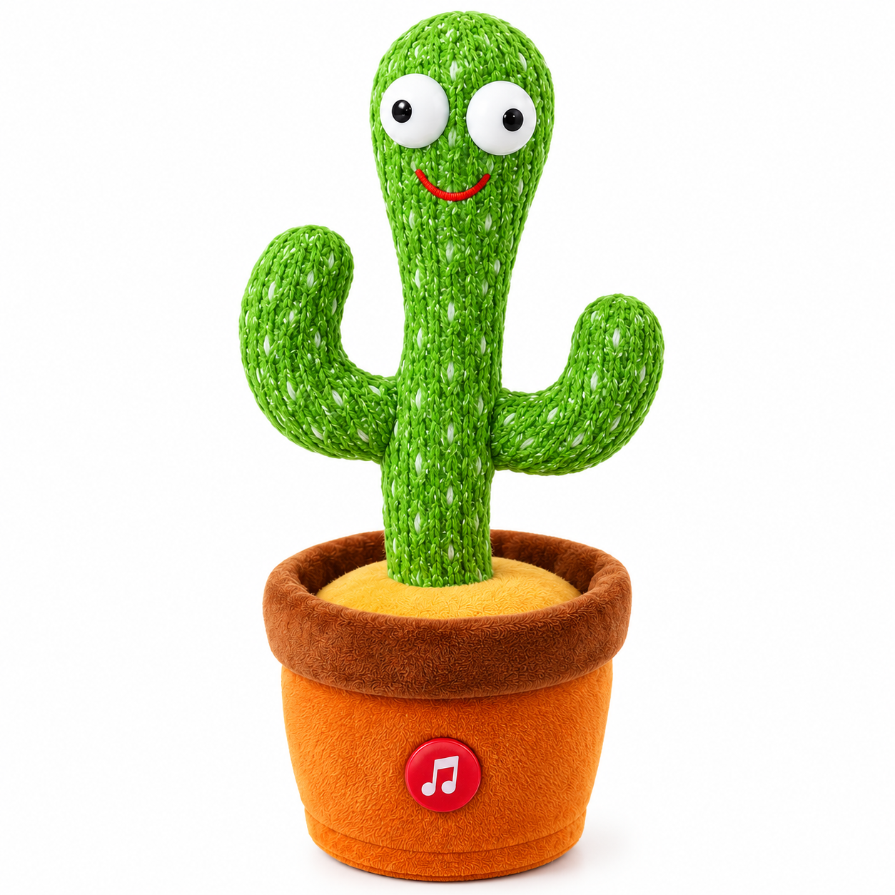 Интерактивная игрушка-повторюшка Dancing Cactus 34 см Зеленый (14917)