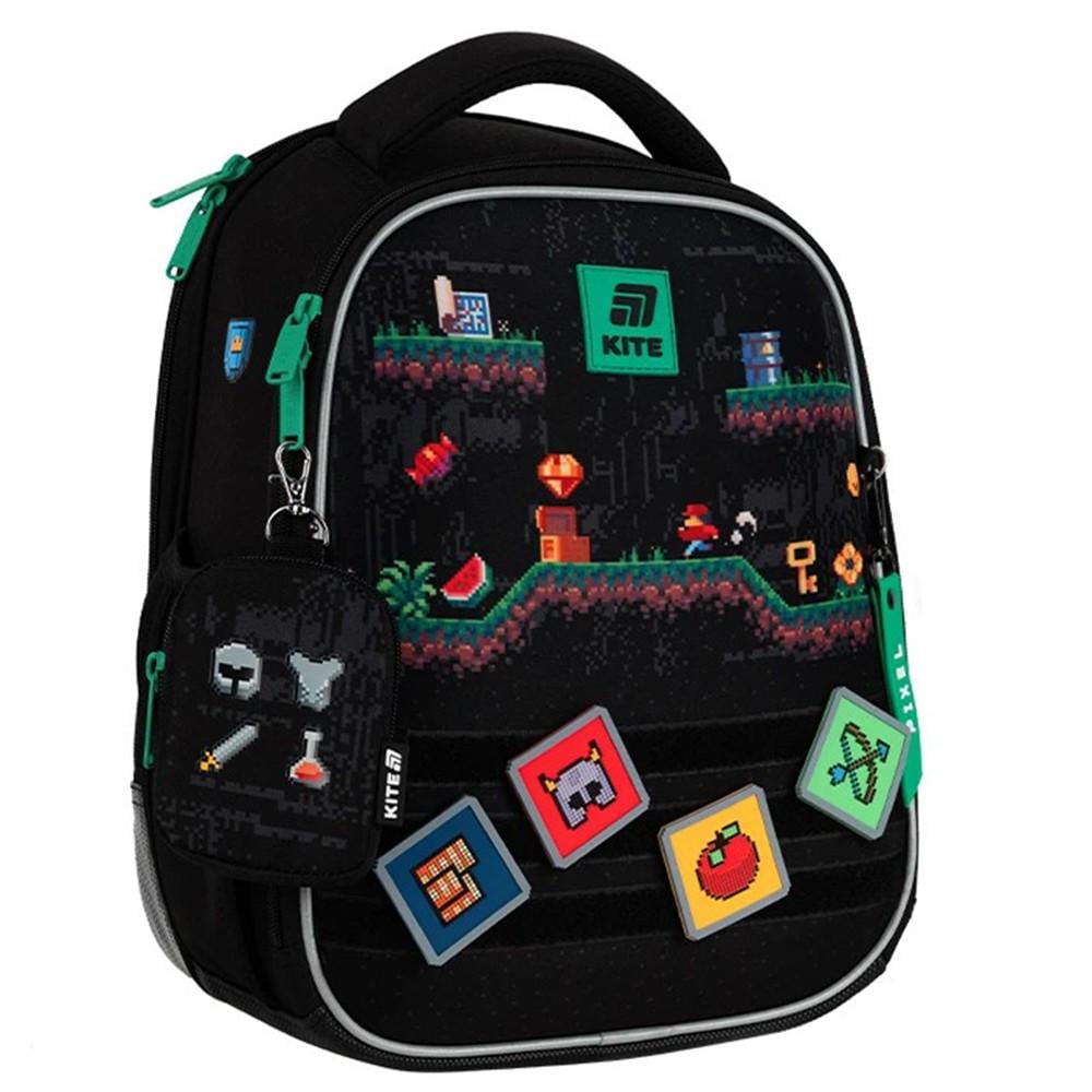 Школьный рюкзак каркасный KITE Education Pixel Game (K25-555S-4)