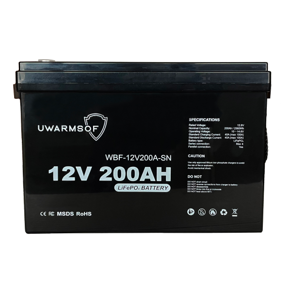 Акумулятор для ДБЖ UWarmsof тяговий 12V 200 Аh (22841533)