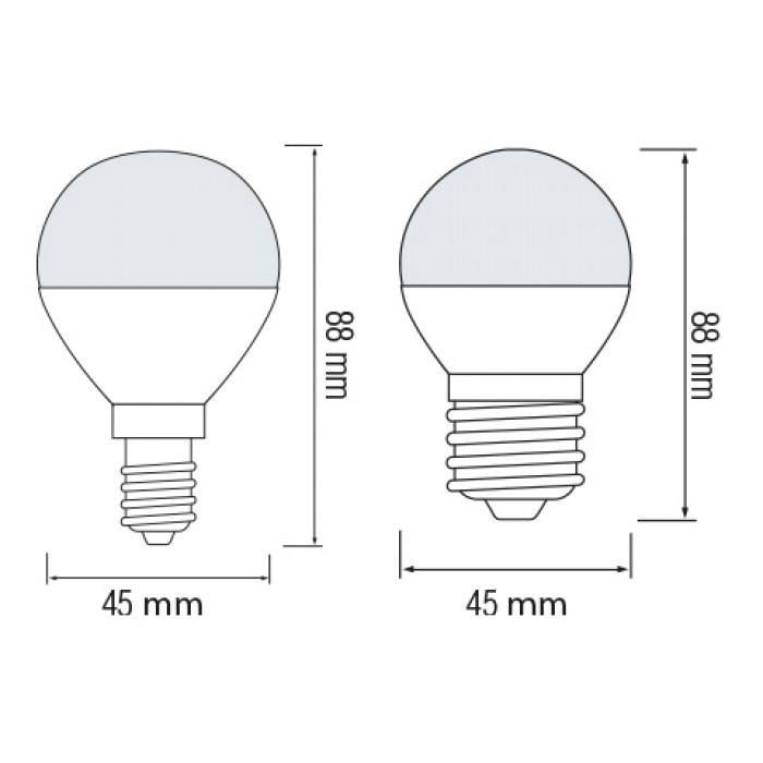 LED лампа Horoz Electric Кулька 10W G45 4200K E27 Elite-10 - фото 2