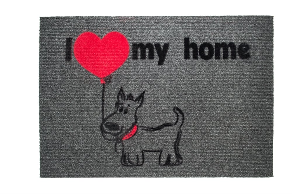 Килимок придверний Luna Italyan Gri My Home Kopek 40х60 см