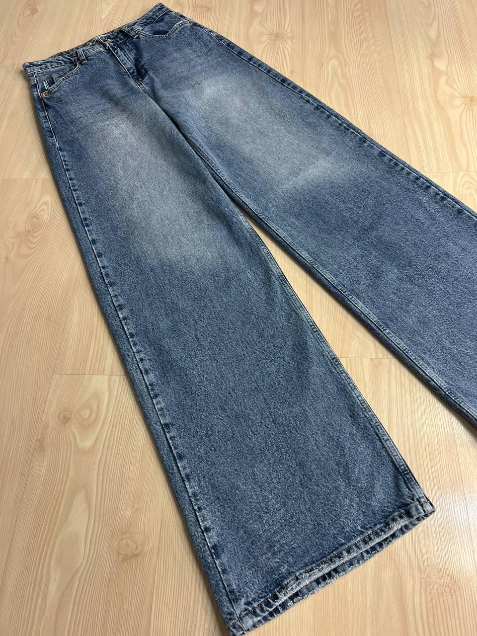 Джинси жіночі Mikaletta 13475 WIDE LEG jeans палаццо широкі від стегна висока посадка р. 29 Світло-синій (3872) - фото 5